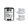 Cofanetto Regalo Caffè Intenso | Barattolo Macinato Moka + 2 Tazzine